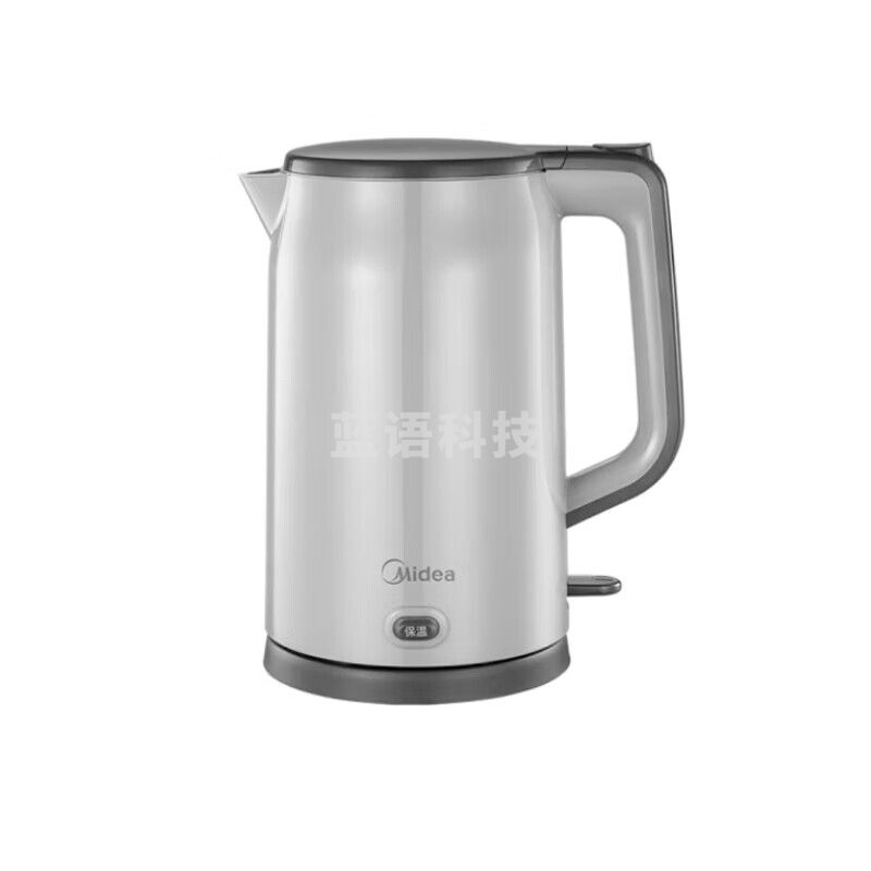 美的(Midea) MK-HP1706 电热水壶 一键保温316母婴级不锈钢无缝内胆双层防烫1.7L速热 YF