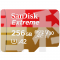 闪迪(SanDisk)256GB TF(MicroSD)存储卡 U3 V30 C10 4K A2 至尊极速移动版内存卡 读速190MB/s