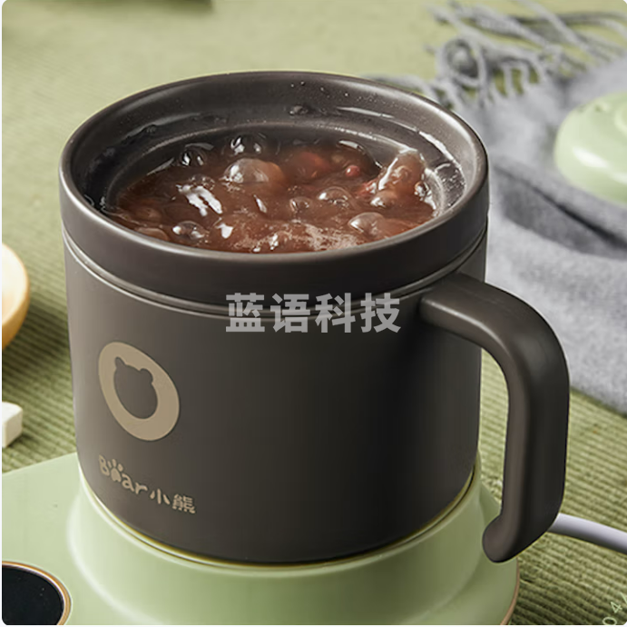 小熊(Bear) DSG-C04H1 迷你养生壶 养生杯 电炖杯电热杯煮花茶壶烧水壶0.4L