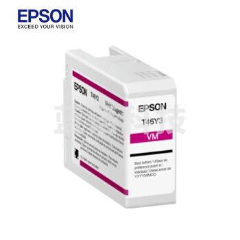 爱普生(EPSON)T47C3 原装墨水 鲜洋红色(M) (适用P908机器) C13T47C300 50ml