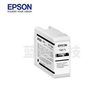 爱普生(EPSON)T47C1 原装墨水 照片黑色(PK) (适用P908机器) C13T47C100 50ml
