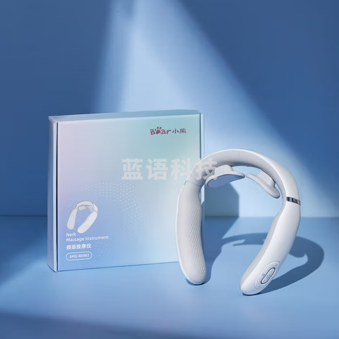 小熊(Bear)AMQ-A03D2 颈椎按摩器 肩颈脖子护理脉冲护颈仪劲锥按摩器 YF