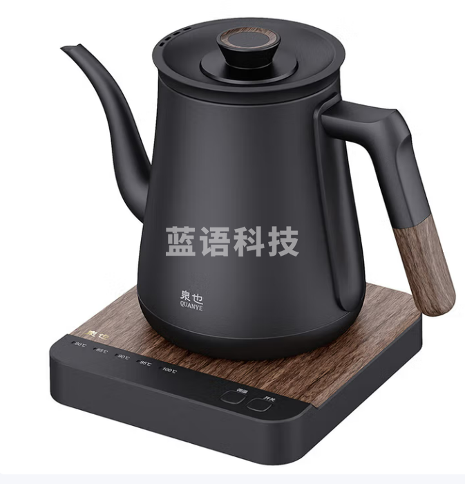 小熊(Bear)QYCL-DA003 泉也系列茶艺烧水壶 智能温控电水壶泡茶烧水壶磨砂工艺专茶专温师级泡茶壶