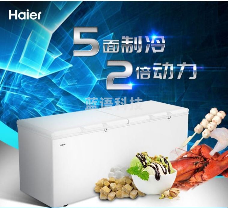 海尔(Haier)冰柜商用大容量829升 BC/BD-829HEZ冷藏箱柜