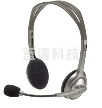 罗技 H110 立体声耳机麦克风 H110 黑色