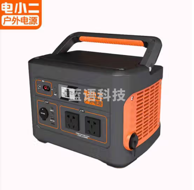 电小二户外电源1000W大功率220v便携自驾露营应急备用 户外电源汽车补电套装【一度电】