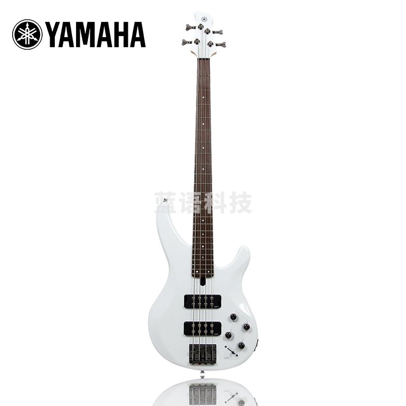 雅马哈（YAMAHA）电贝司 四弦贝斯入门初学吉他进阶摇滚演出专用TRBX304 WHT白色