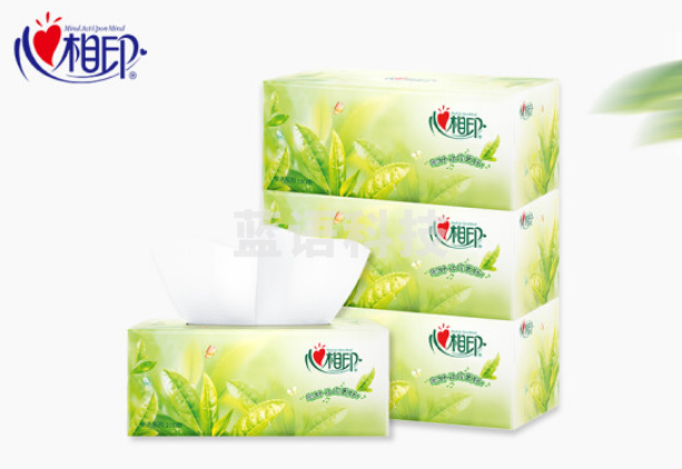 心相印 硬盒抽纸H200 3盒/提