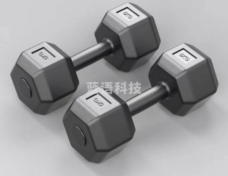 环保六角哑铃男士家用健身哑铃 5kg*2 JDXC202302141043013
