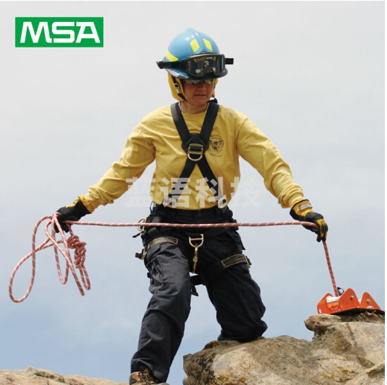 梅思安/MSA SRP508760150营救绳 直径11毫米尼龙材质载荷2498kg黑色(绳长45米/1条)