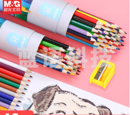 晨光12色彩铅PP筒装AWP34309
