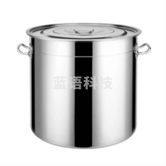 加厚不锈钢汤桶商用带盖汤锅大容量家用水桶卤水桶米桶圆桶油桶煲汤锅 直径30cm高度30cm AJDXC