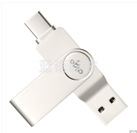 爱国者  U盘 U356 128GB (银) Type-C USB3.1 手机U盘 炫酷高速款 双接口手机电脑用