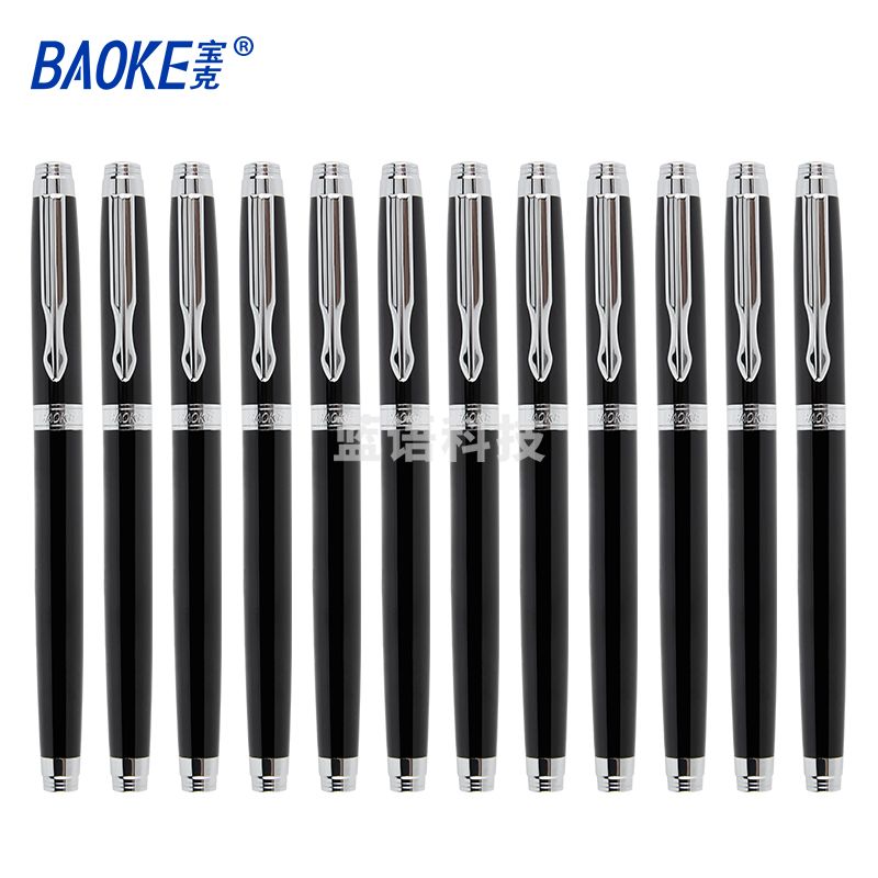 宝克 PC112中性笔 0.7mm黑色 12支/盒