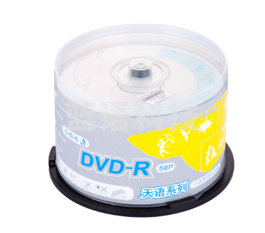 紫光(UNIS)DVD-R光盘/刻录盘 天语系列 16速4.7G 桶装50片M&C30233
