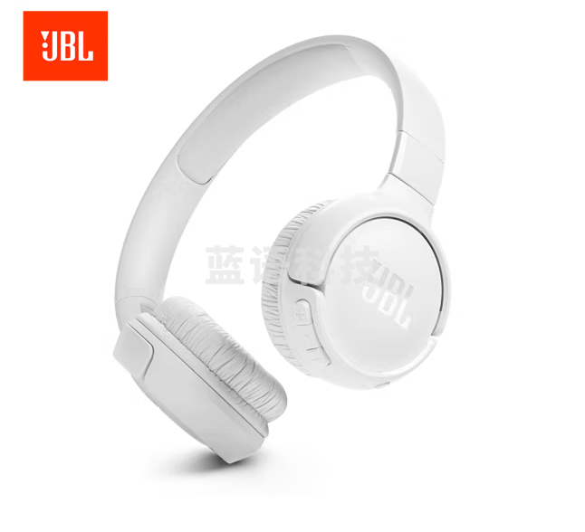 JBL TUNE520BT蓝牙无线耳机头戴式 通话降噪耳机耳麦 57小时续航 蓝牙5.3 白色