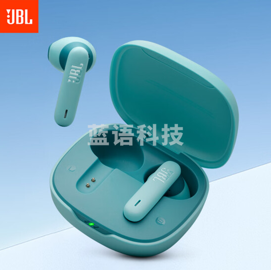 JBL WAVE FLEX 2 真无线蓝牙耳机 半入耳音乐耳机 通话降噪运动游戏带麦 安卓苹果小米通用 松石