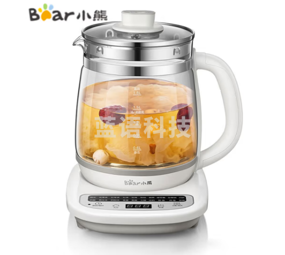 小熊 1.8L养生壶多功能水壶花茶壶玻璃加厚煮茶器 YSH-C18Z2