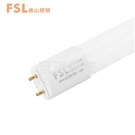 佛山照明 1.2米 18W灯光 T8 LED双端供电日光灯管白光6500K