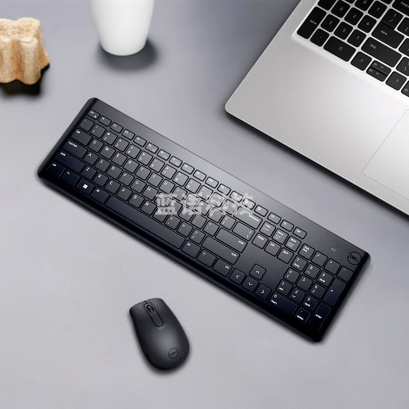 戴尔(DELL)无线键盘鼠标套装外设USB外接 KM3322W 黑色