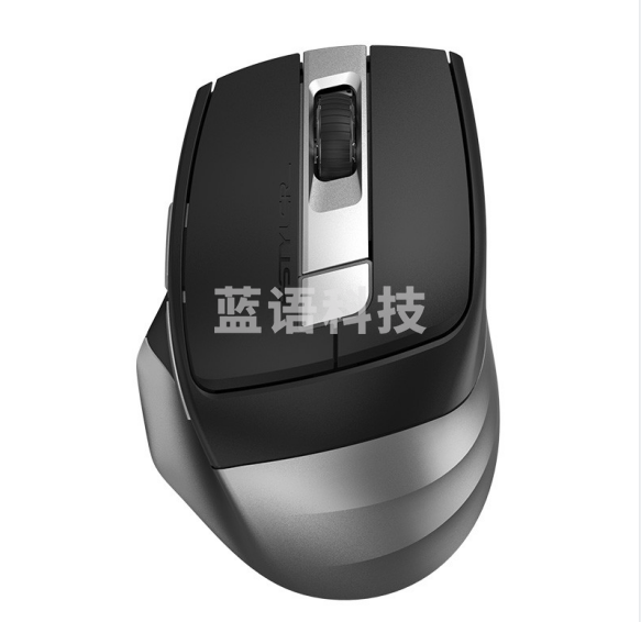 双飞燕（A4TECH）FB35CS 飞时代无线蓝牙鼠标轻音充电款 钢铁灰