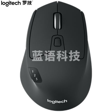 罗技 M720 蓝牙优联双模无线鼠标 石墨黑(单位 个)