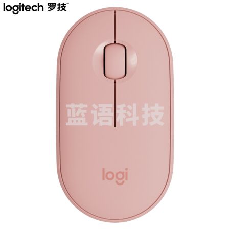罗技 Pebble 鹅卵石轻薄型静音无线鼠标 石墨黑(个)(单位 个)