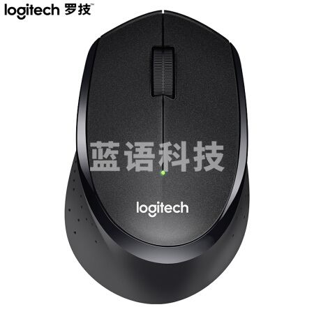 罗技 M330 无线静音鼠标 黑色(单位 个)