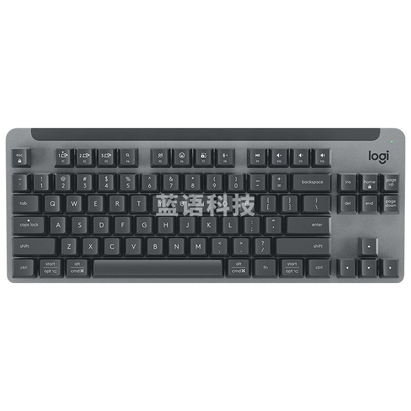 罗技无线键盘 K855无线机械键盘 无线键盘 蓝牙键盘无线键盘 游戏无线键盘办公键盘 84键 黑色 TTC红轴 带Logit Bolt接收器