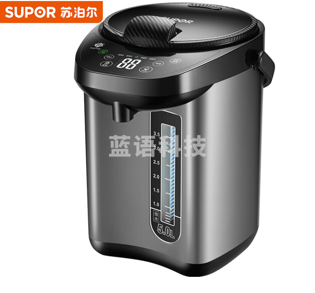 苏泊尔 (SUPOR)SW-50J65A 电热水瓶 电热水壶烧水壶 5L容量 多段温控电水壶 双层防烫 304不锈钢开水壶