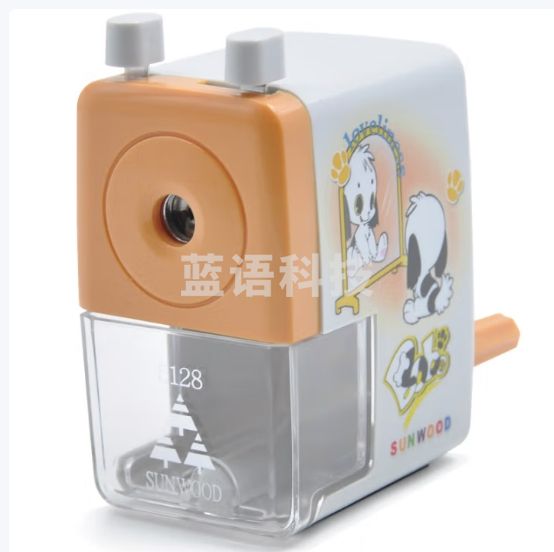 三木(SUNWOOD) 卡通手摇削铅笔机/削笔机/削笔器/学生卷笔刀/转笔刀/铅笔刀 灰色 5128