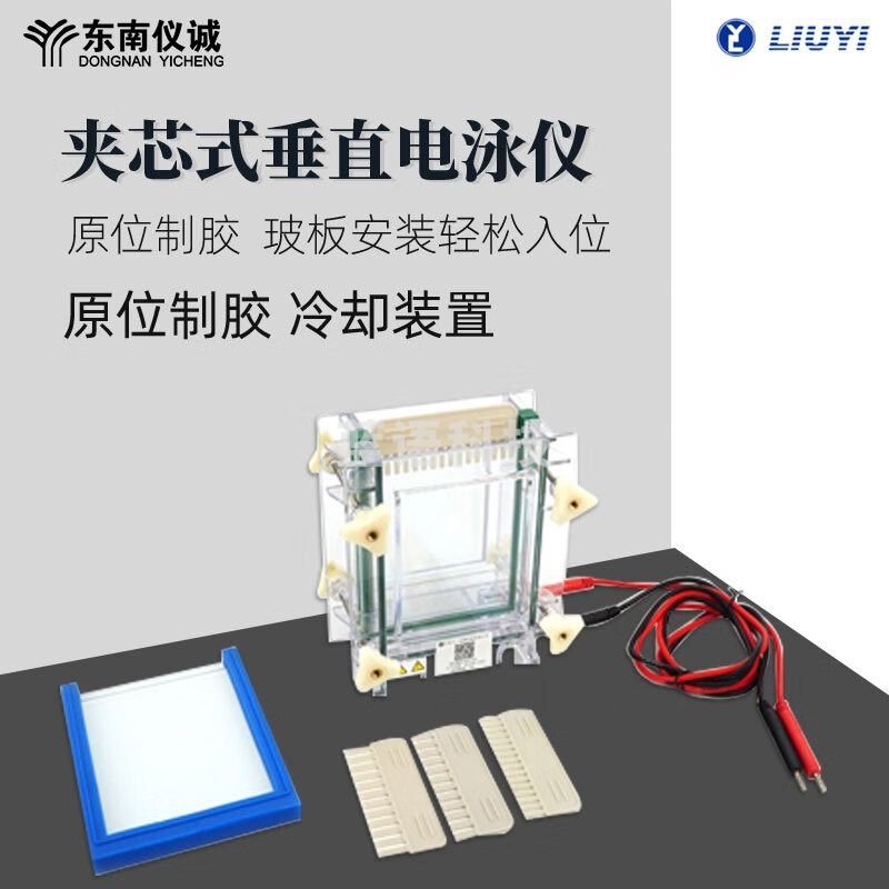 六一单板夹芯式垂直DYCZ-28A实验室蛋白凝胶电泳双板电泳槽 DYCZ-28B 单板大号 安全用仪器