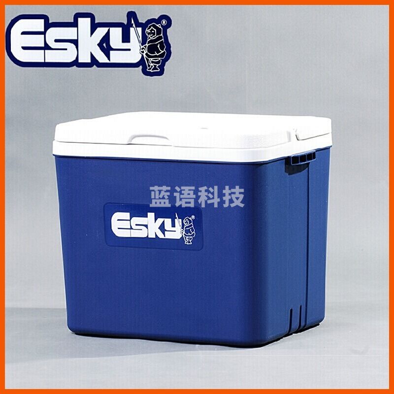 爱斯基（ESKY）33L车载家用车用保温箱便携式商用冷藏箱户外冰桶保鲜箱附8冰袋 安全用仪器