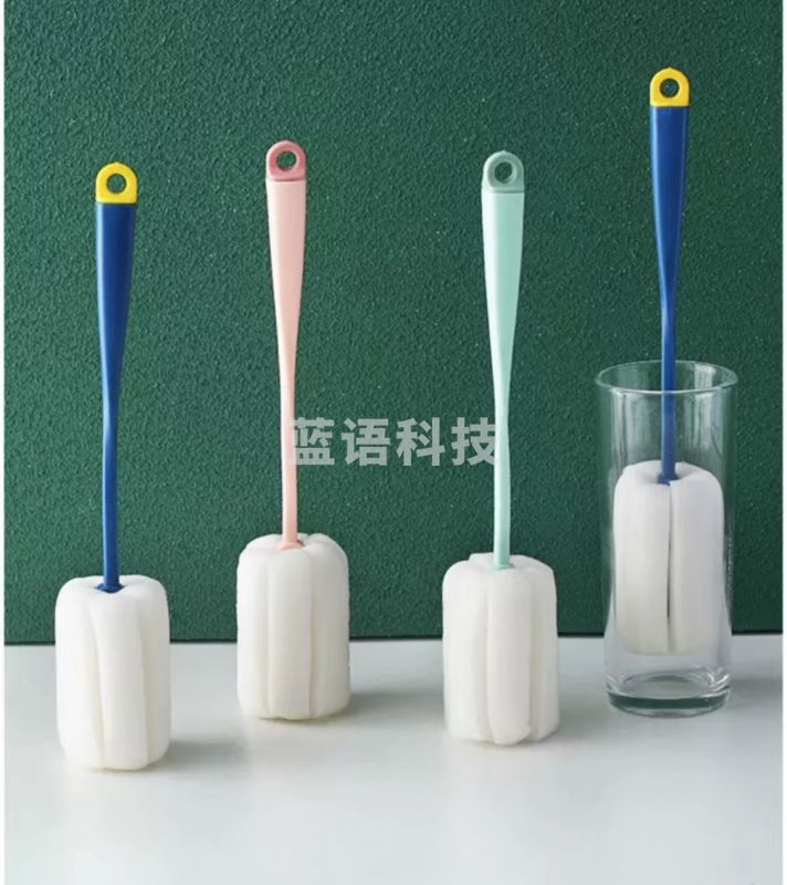杯刷海绵刷长柄清洁瓶刷洗杯刷