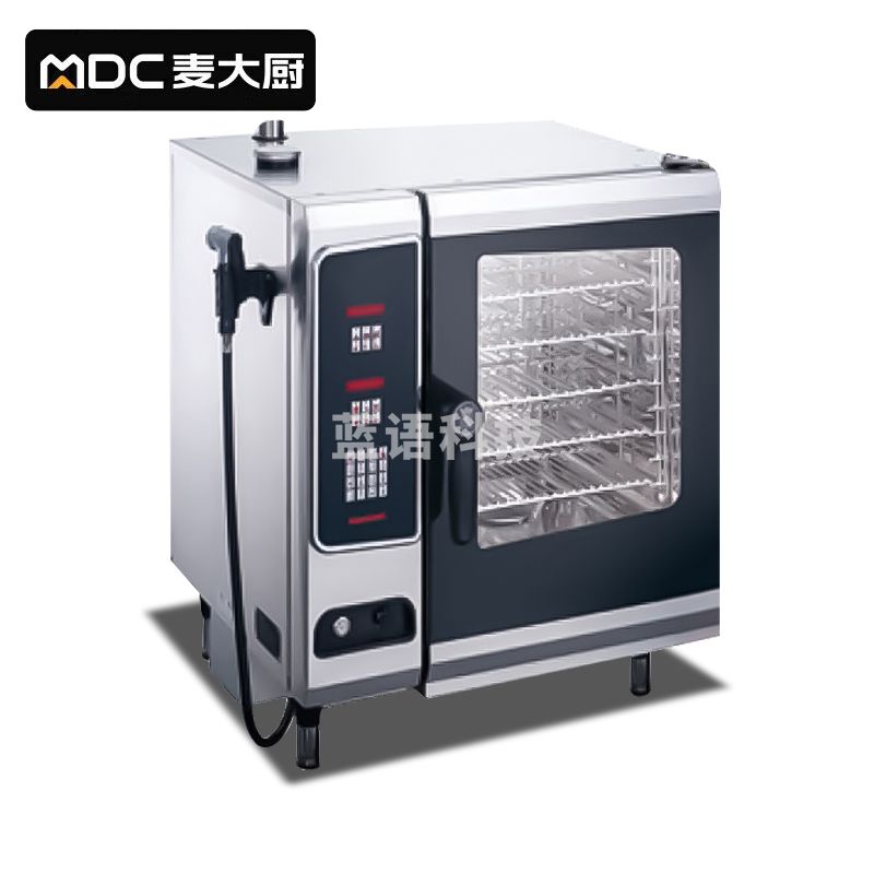 麦大厨豪华款 220V 6.1kw 按键式五层万能蒸烤箱