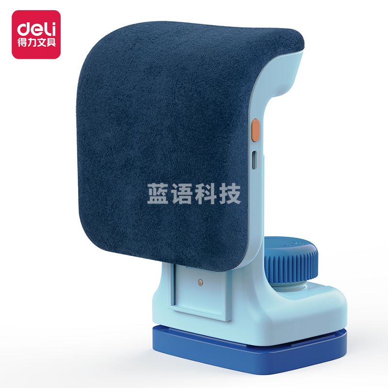 得力（deli） 坐姿矫正器  防低头写字矫正器  纠正弯腰驼背姿势 蓝色YX101