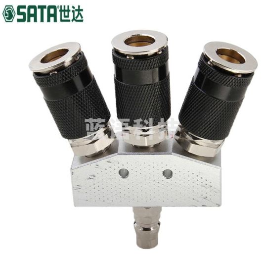 世达(SATA) 日式快插式快速接头-带进气插头三通  29822