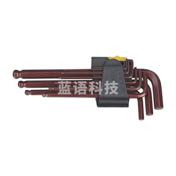 鹰之印 (BESTIR)B9件套S2加长球头内六角N94301/9PCS(公制)
