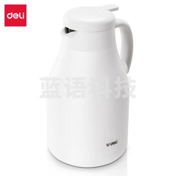 得力LL101-W保温壶(白)1.8l不锈钢真空保温(白)(1个/彩盒)