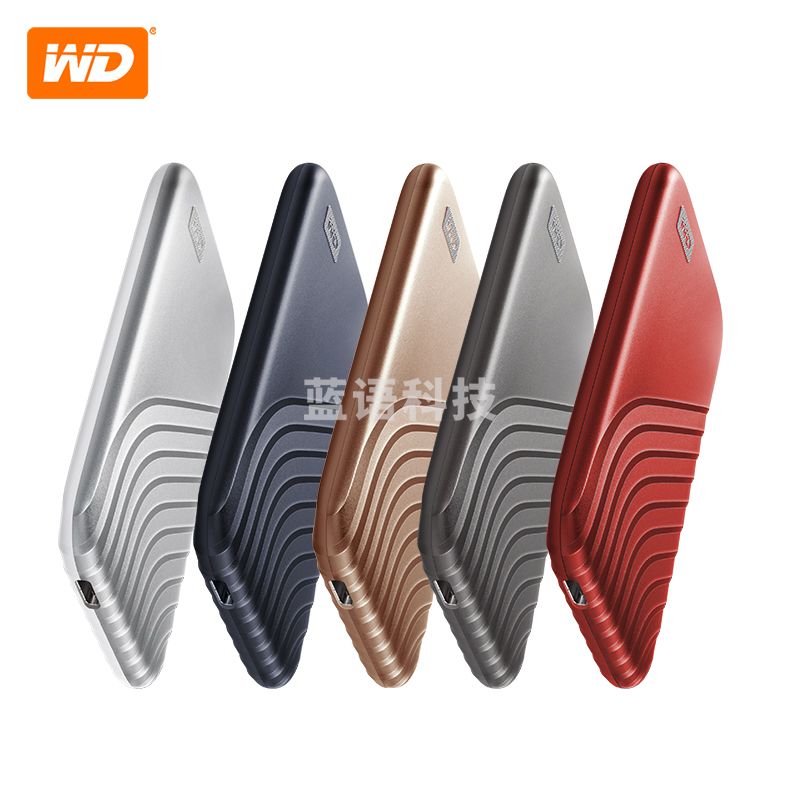 西部数据(WD)1TB NVMe 移动硬盘(PSSD)WDBAGF0010BRD-CESN  Type-C接口 防摔 加密