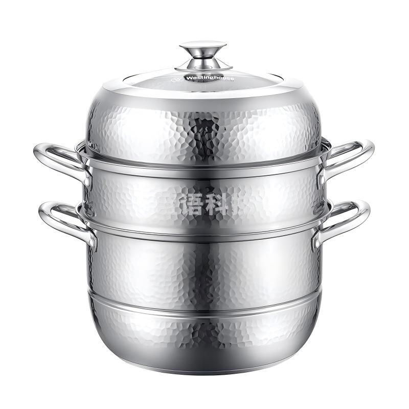 西屋(Westinghouse)WSZG30A 三层蒸锅304不锈钢本色