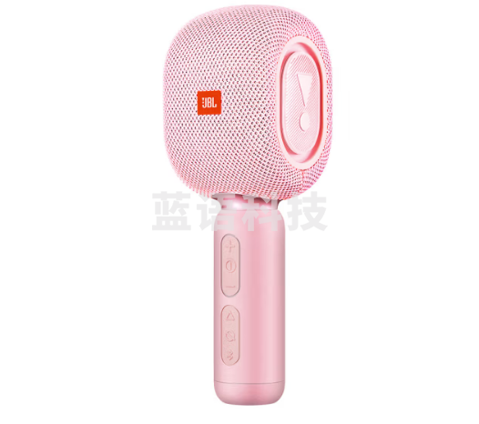 JBL 音乐唱将 KMC500 蓝牙无线麦克风 全民K歌话筒音响音箱一体麦克风 手机直播录音会议话筒K歌宝 樱花粉 TJRRSFYJD2023030213410613