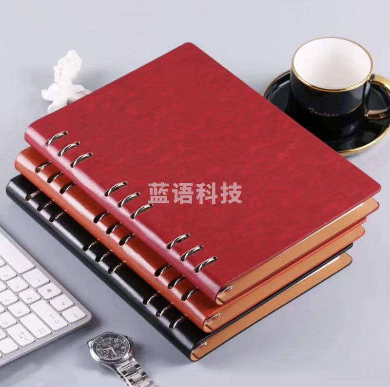 活页本_活页笔记本(可定制)(酒红)