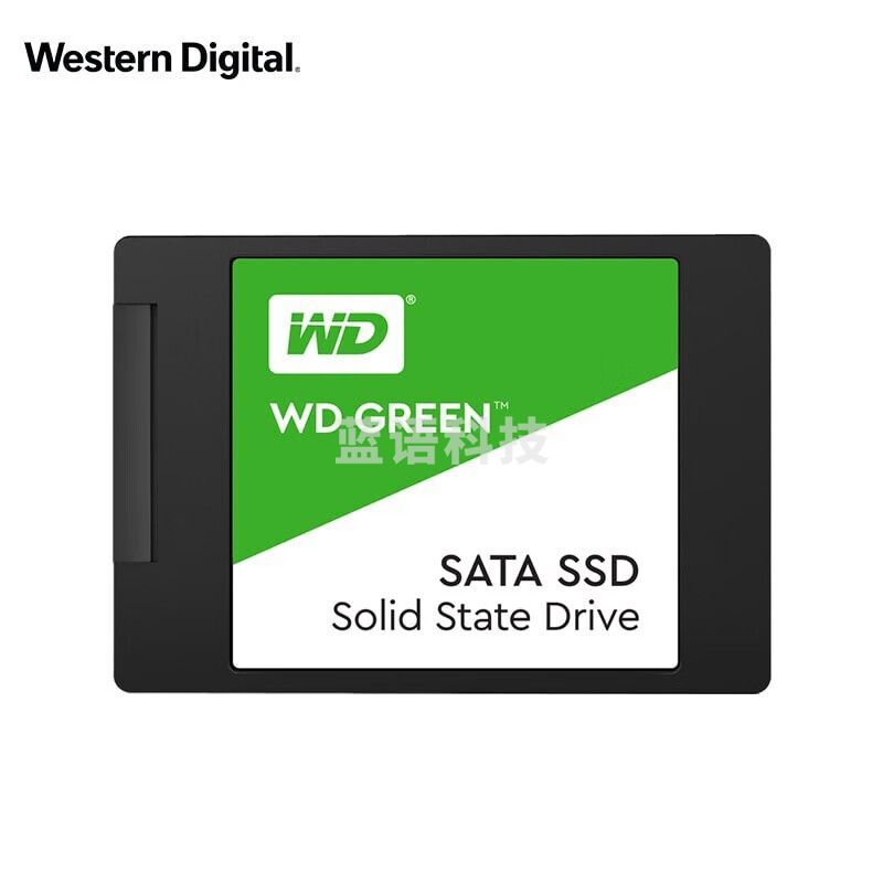西部数据(WD) Green SSD固态硬盘 SATA3.0接口 绿盘 笔记本台式机硬盘 高速低功耗 SATA 3.0 绿盘 1TB