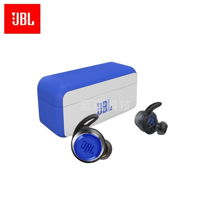 JBL FLOW蓝色 无线运动耳机 蓝牙耳机 真无线耳机 防水防汗 苹果华为小米安卓游戏通用耳机耳麦