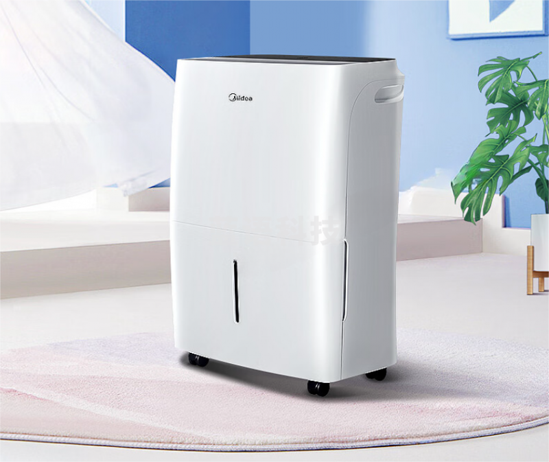 美的(Midea)家用除湿机 干衣/抽湿机 除湿量18升/天 大平层/地下室吸湿器 轻音智能除湿器CF18BD/N7-DF3