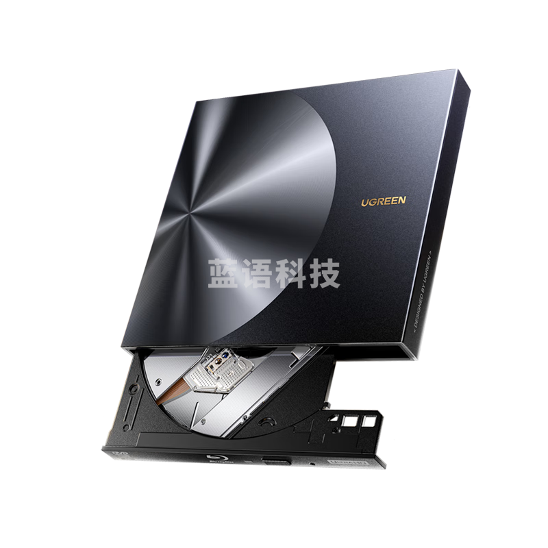 绿联（UGREEN）35349 BD蓝光光驱USB3.0外置刻录机6倍高速读刻一体 适用DVD/VCD光盘笔记本电脑4K碟片高清播放