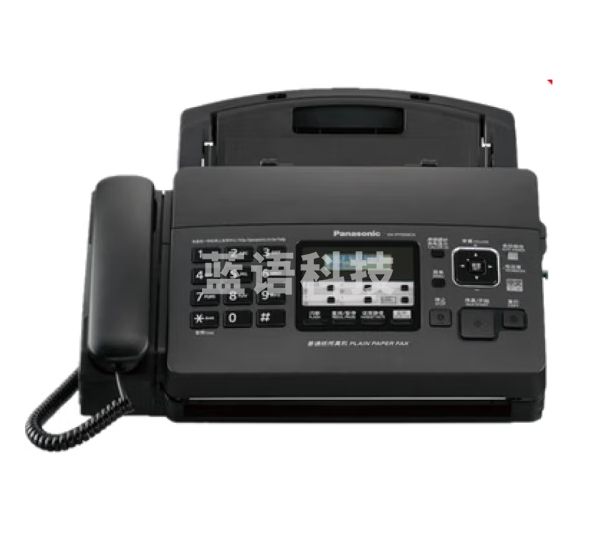 松下7009全中文显示黑色 普通纸传真机a4专用电话一体机中文显示多功能可第传真机
