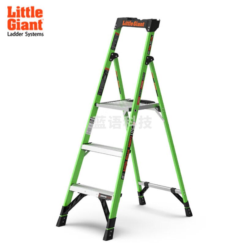 雷都捷特（LittleGiant） 电工电力用绝缘梯人字梯折叠多功能玻璃钢工程梯 3步15375