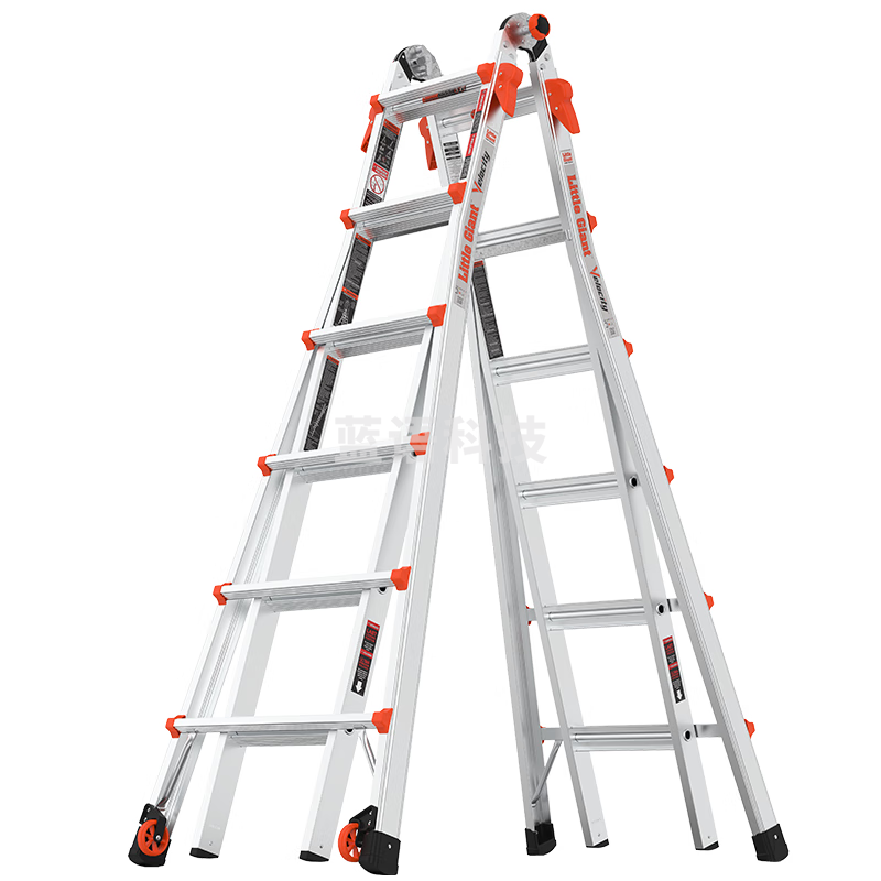 雷都捷特（LittleGiant）工程梯子加厚铝合金伸缩人字梯直梯折叠多功能梯15426-001